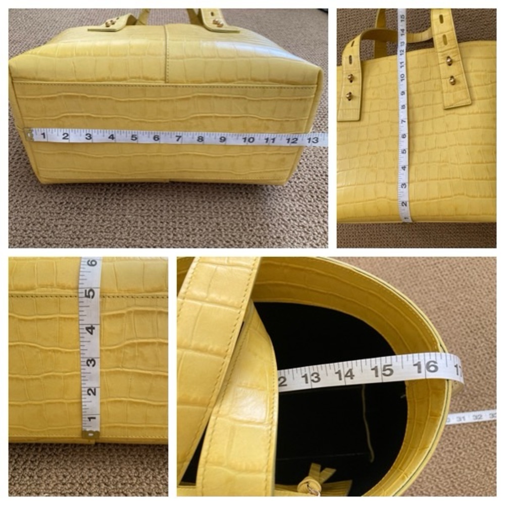 FRAME Les Second Embossed Leather Tote - Picture 10 of 16